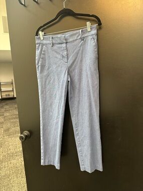 LOFT Sky Blue Straight Leg Trousers